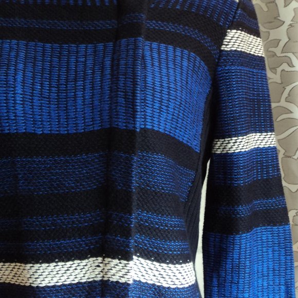 Bold Colored Crop Cardigan Moto Sweater - Picture 4 of 7